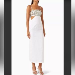 ✨ Staud Jada Dress in White – Size 6 NWT